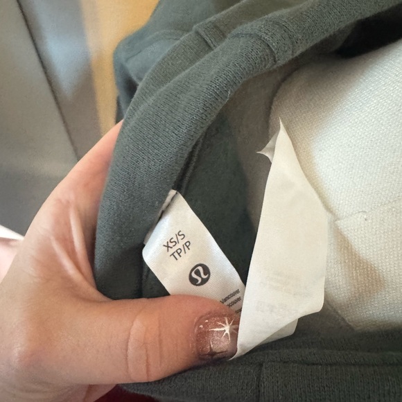 Lululemon Medium Forest Longline Funnel Neck Scuba Half Zip - Picture 3 of 4